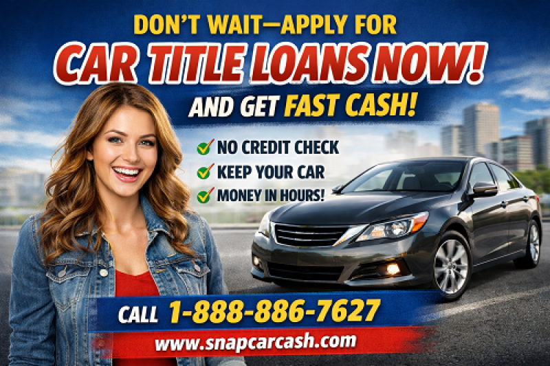 Need Cash Today? Get an Auto Title Loan in Prince George!: 