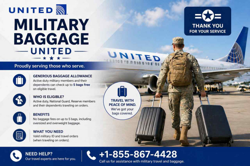 United Airlines Military Baggage: Everything Explained: 