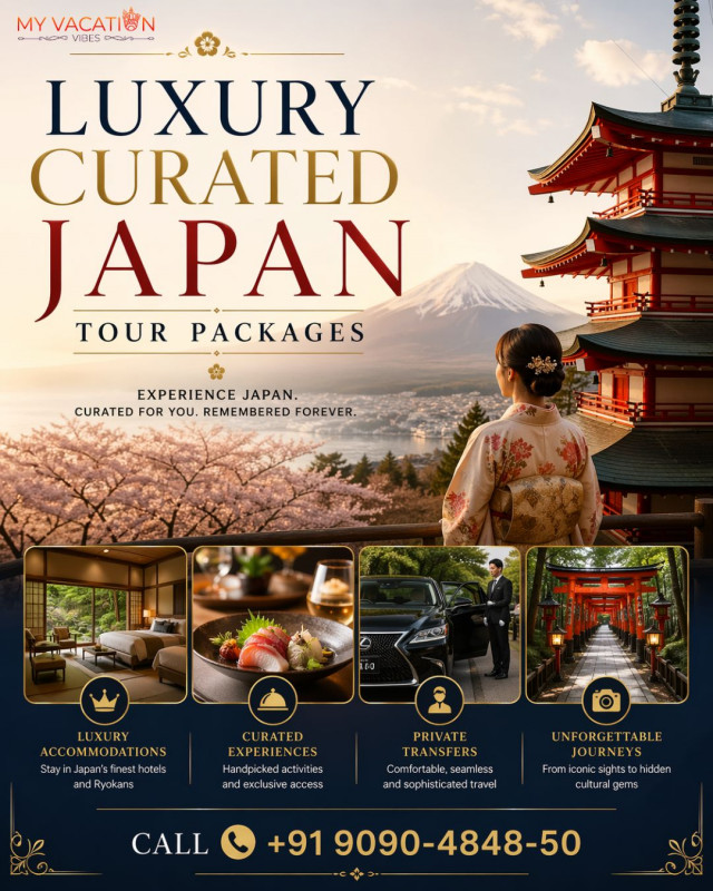 Luxury Curated Japan Tour Packages Call +91 9090-4848-50: 