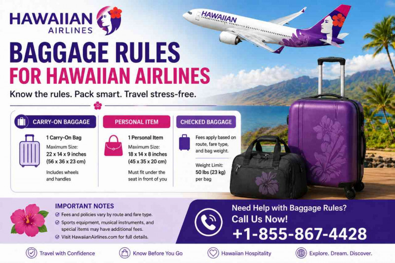 Baggage Rules for Hawaiian Airlines