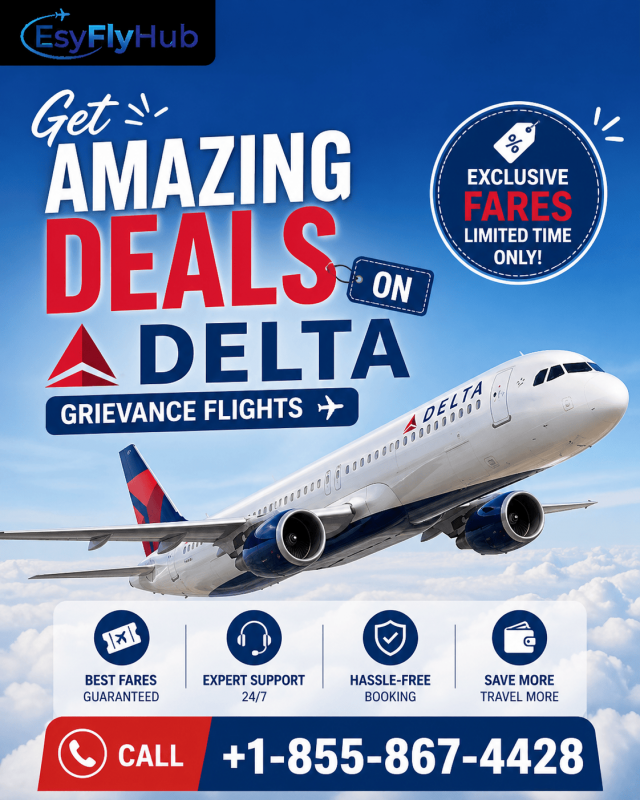 Call +1-855-867-4428 Get Amazing Deals on Delta Grievance Flights: 