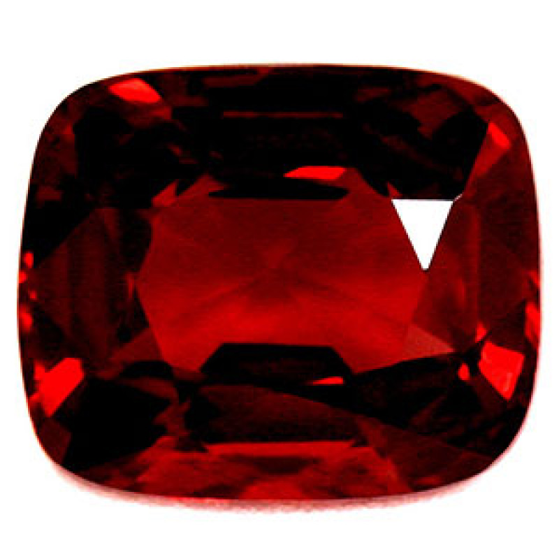 Premium Cushion-Cut Red Spinel for Sale: 