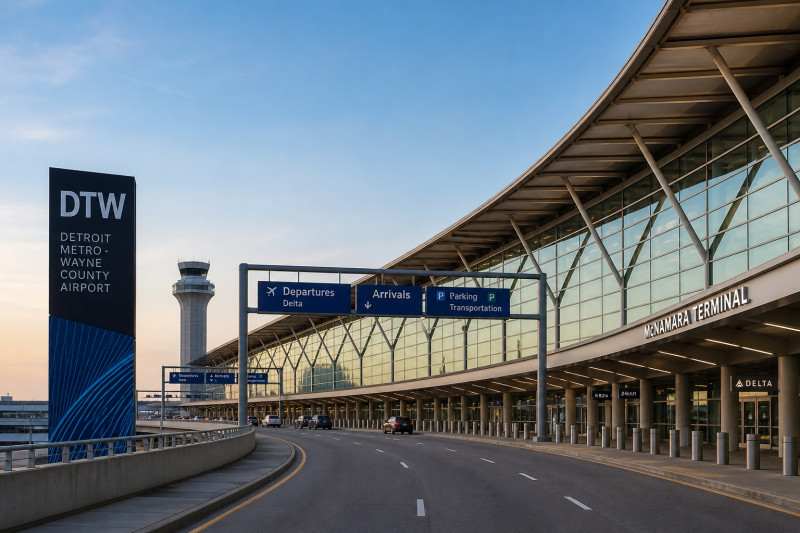 DTW Airport +1-833-641-1988: 