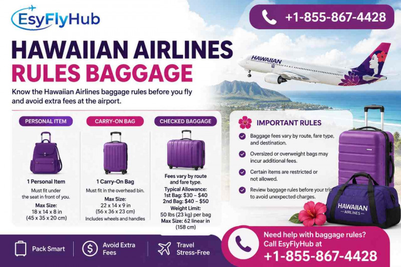 Hawaiian Airlines Rules Baggage: 