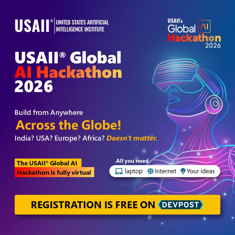 USAII® Global AI Hackathon 2026 is fully virtual: 