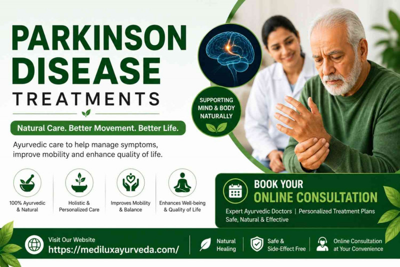 Parkinson Disease Treatments | Ayurvedic Wellness Support – MediLux Ayurveda USA: 