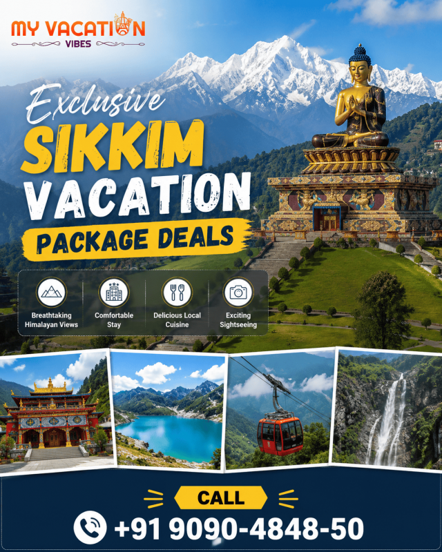Exclusive Sikkim Vacation Package Deals +91-9090-4848-50: 