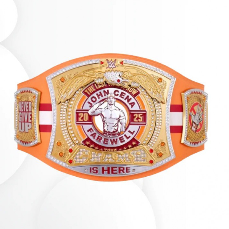 WWE John Cena Farewell Tour 2025-2026 Spinner Championship Replica Title Tampa Edition