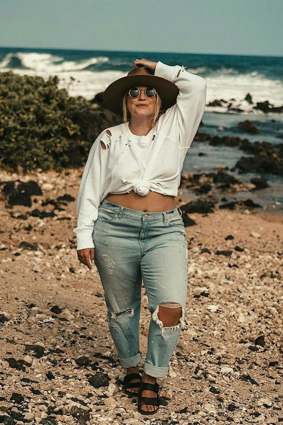 White dress with trousers, jeans, denim, beach looks, cute outfits, beach clothes, beach attire: Beach outfit  