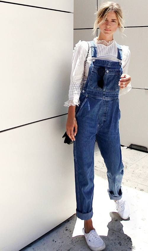 Beautiful clothing ideas with dress shirt, trousers, style denim overalls, casual dangri dresses, comfy summer outfits: DENIM OVERALL  