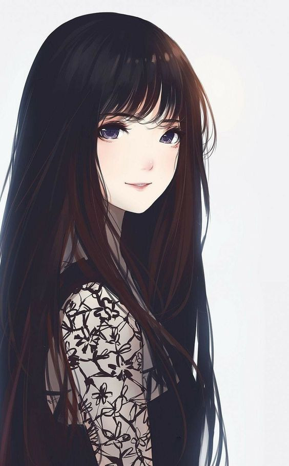 Outfit inspiration beautiful anime girl, black hair