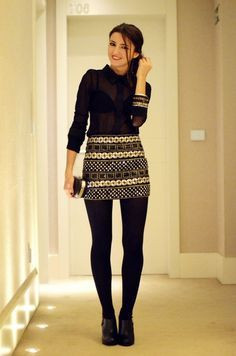 Clothing ideas skirt tights outfit, fashion design: 
