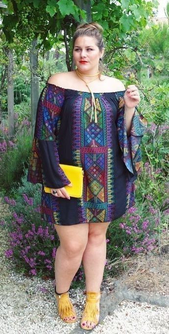 Plus size boho outfit ideas