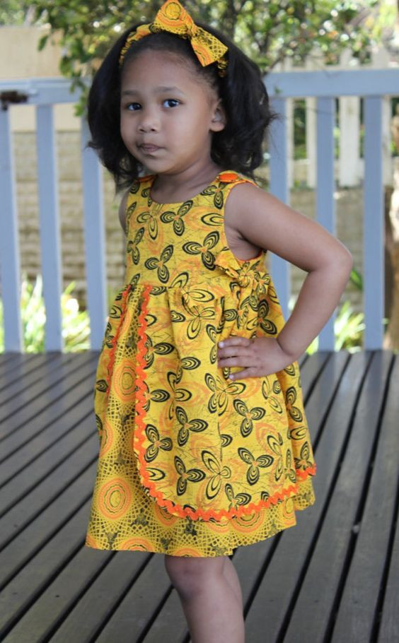 Shweshwe designs for toddler african wax prints, one-piece garment: 