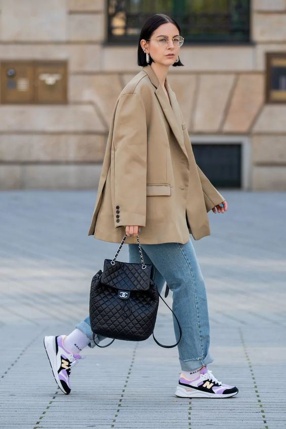 Balance Outfit, Outfit Ideas With Beige And Coat, New Balance Shoes Outfits