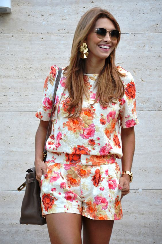 White and pink classy outfit with shorts: Summer Short,  Boxer shorts  