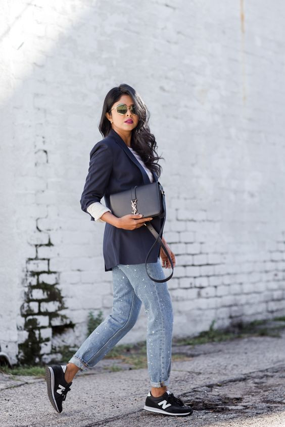 Style outfit with jeans, tartan, t-shirt: Denim Pants  