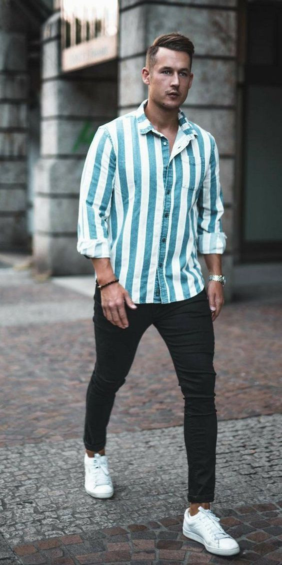 Shirt, Men's Trends With Black Jeans, Black Jeans Outfit Men | Men's apparel,