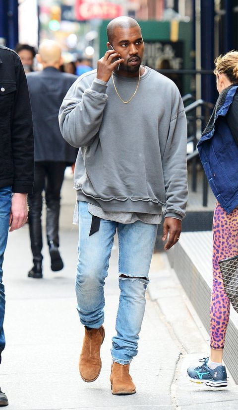 Grey Sweatshirt, Uggs Fashion Trends With Light Blue Casual Trouser ...