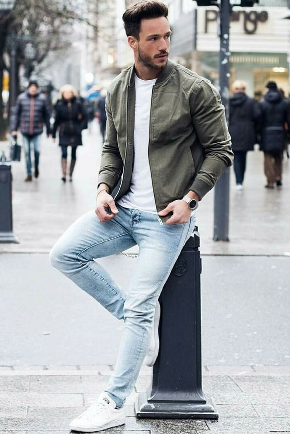 Green Suit Jackets And Tuxedo, Bomber Jacket Wardrobe Ideas With Light ...