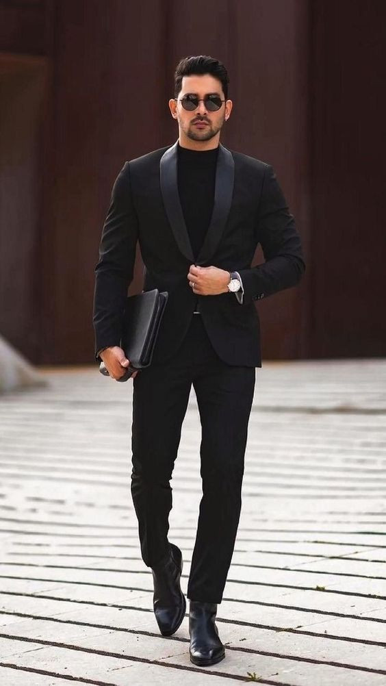 Black Suit Jackets And Tuxedo, Party Ideas With Black Formal Trouser ...