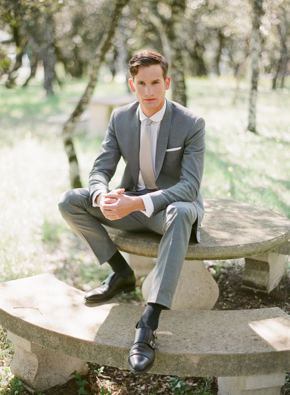 Grey Suit Jackets And Tuxedo, Convocation Fashion Ideas With Grey Suit Trouser, образ прованс: 