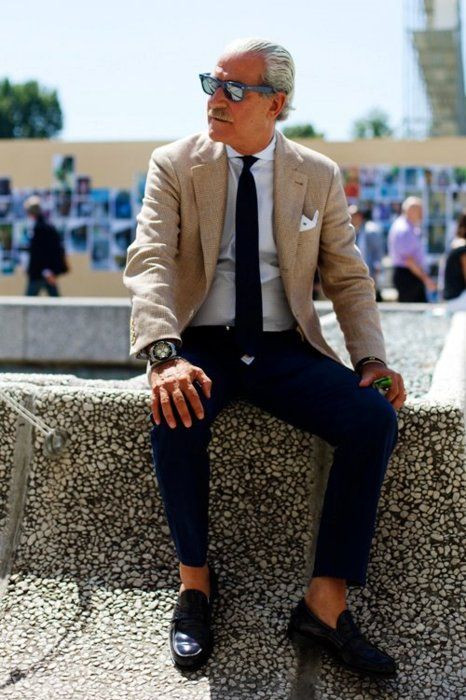 beige Upper, Over 50 Wardrobe Ideas With Black Suit Trouser, Beige ...