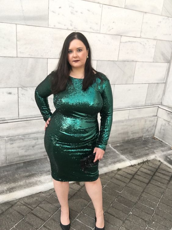 Sequin Wardrobe Ideas With Green Cocktail Dress Midi Pencil And Straight Sheath Dress, Fashion Model: 