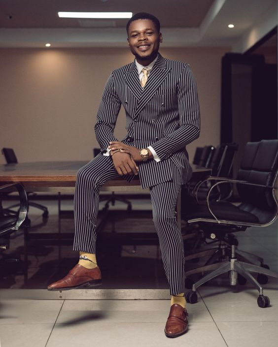 Suit Jackets And Tuxedo, Oxford Shoes Fashion Trends With Casual Trouser, Suit: 