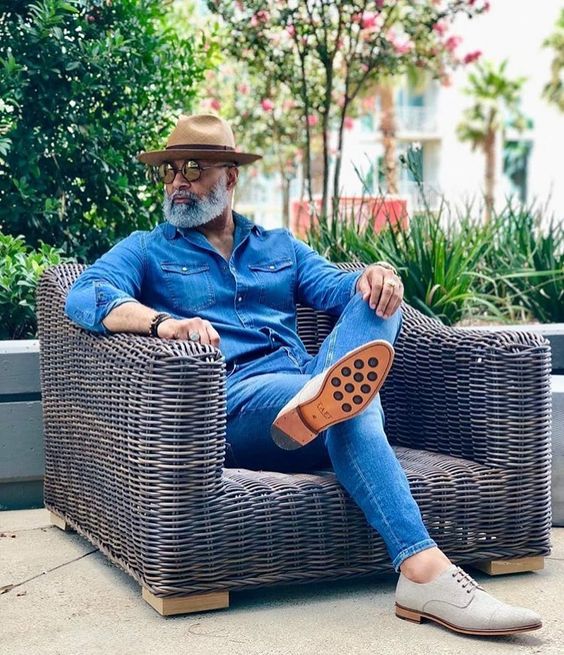 Over 50 Outfits Ideas With Blue Shirt, Elegant Irvin Randle | Sun hat ...
