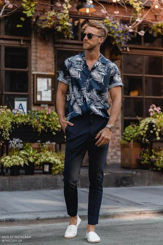 Shirt, Loafers Fashion Tips With Black Suit Trouser, Summer Outfits For Men: 
