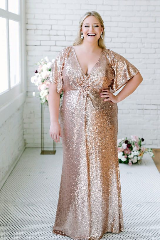 Sequin Fashion Tips With Golden Evening Dress Maxi Wrap Skirts Blouse Dress, Gold Bridesmaid Dresses Plus Size: 