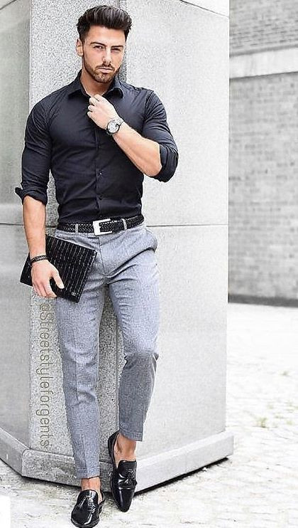 Buy PIYURZ Men's Black,Blue Formal Trousers Poly Cotton Fabric Wrinkle Free  Quality Pants for Men online | Looksgud.in