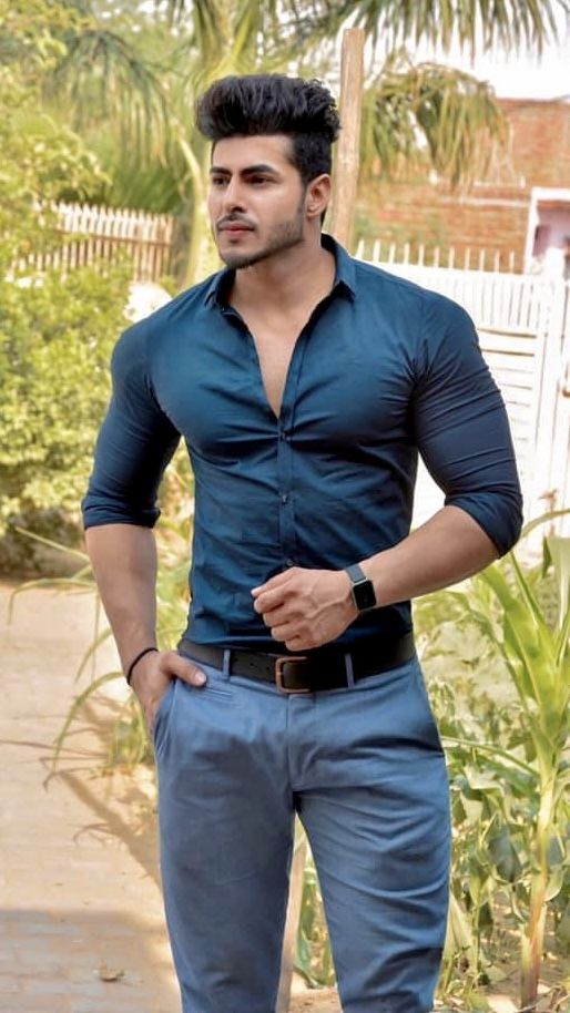 Dark Blue And Navy Shirt, Formal Shirt Fashion Trends With Light Blue Jeans, Abdomen: 