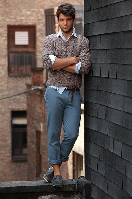 Cardigan, Men's Winter Fashion Trends With Light Blue Suit Trouser, Lower Fashion Men: 