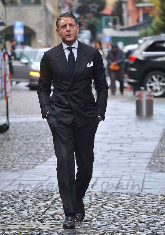 Black Suit Jackets And Tuxedo, Men's Suit Outfits With Black Casual Trouser, Lapo Elkann Funeral Franca Sozzani: 