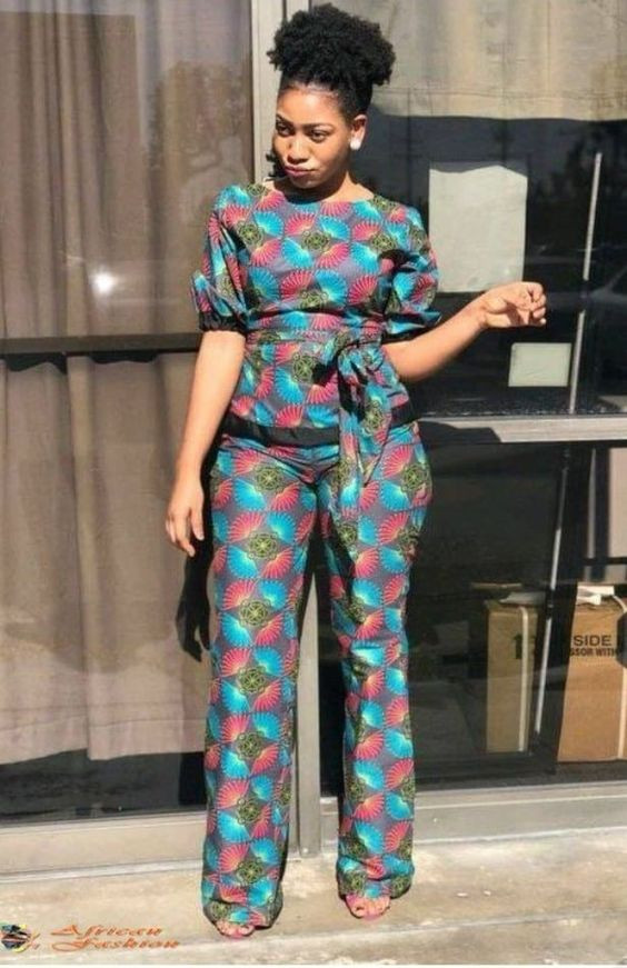 Elegant Ankara Jumpsuit Styles For African American Women: 
