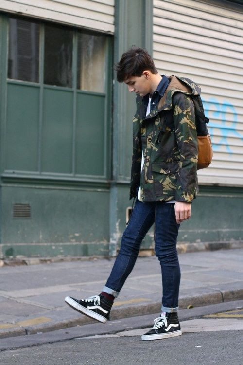 Casual Jacket, Vans Dark Blue And Navy Casual Trouser, Vans Hi Look | Vans sk8-hi, road surface