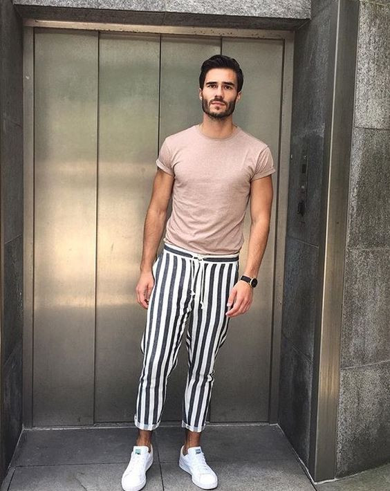 Buy Ecentric Men Beige White Stripes Hemp Lounge Pant Online at Best Prices  in India  JioMart