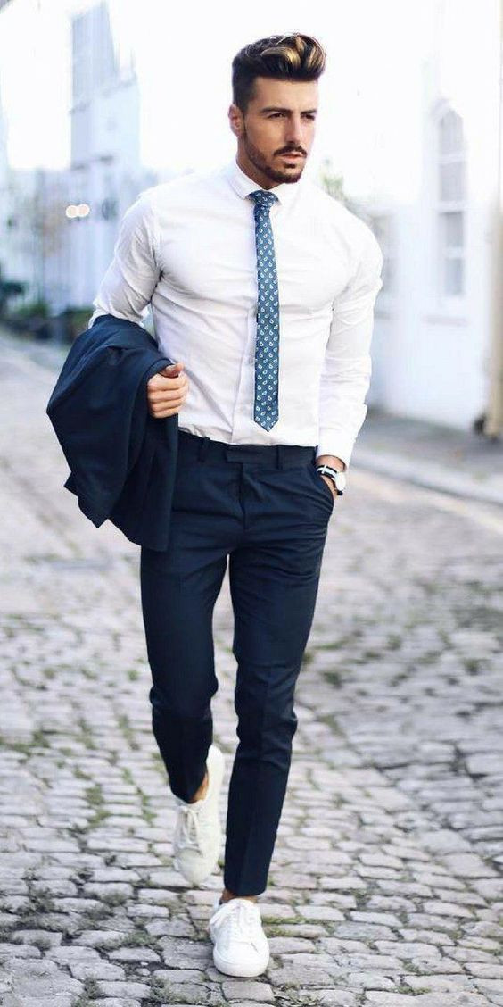Dark Blue And Navy Suit Jackets Tuxedo, Formal Shirt Clothing Ideas With Dark Blue And Navy Casual Trouser, Men's Dress Up: 