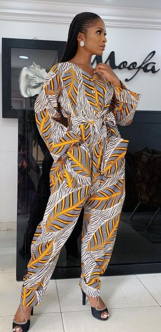 Beautiful Ankara Jumpsuit Design And Styles: 