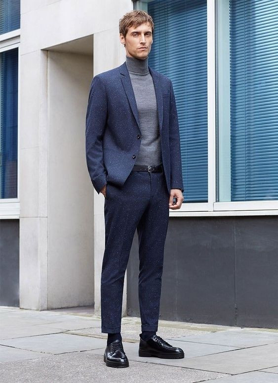 Wear A Turtleneck To Look Cool And Stay Warm Mens Fashion Classy, Turtleneck  Outfit Men, Designer Suits For Men 