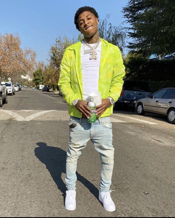 Yellow Suit Jackets And Tuxedo, Dope Outfit Designs With Light Blue Jeans, Nba Youngboy Full: 