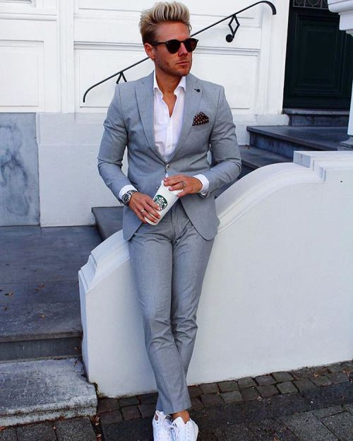 Grey Formal Trouser, Men's Outfit Designs With Grey Suit Jackets And ...