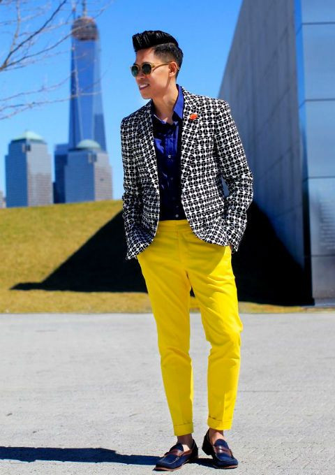 Yellow Suit Trouser, Men's Wardrobe Ideas With Jackets And Coat, Yellow Pants  Outfit Men's | Casual wear, men's pants, men's clothing, outfit men jeans