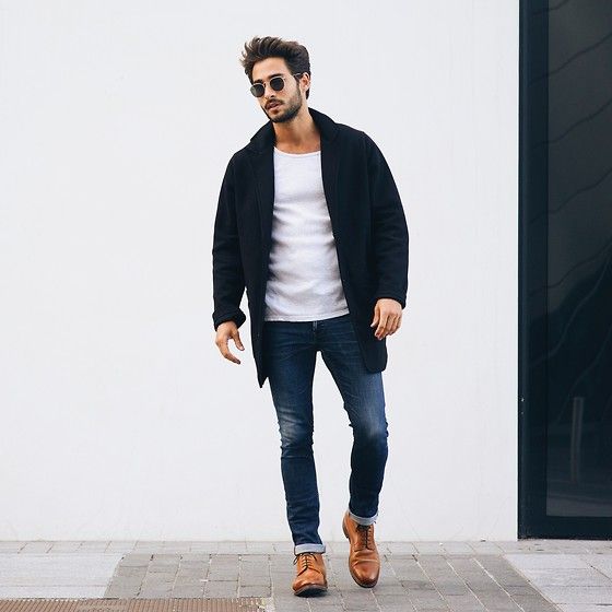 Black Harrington Jacket, Birthday Clothing Ideas With Dark Blue And Navy Casual Trouser, Raphaël Spezzotto Rsimacourbe: 