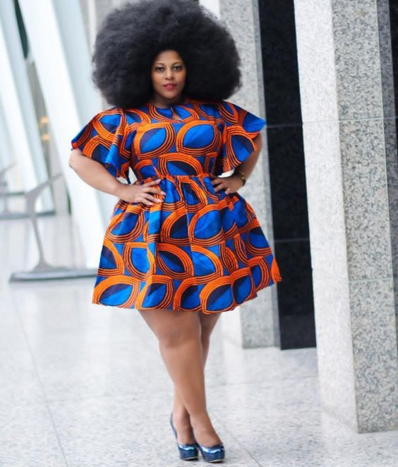 Ankara for plus size, outfit style with one-piece garment | Fashion show,  fashion model,  model m keyboard: 