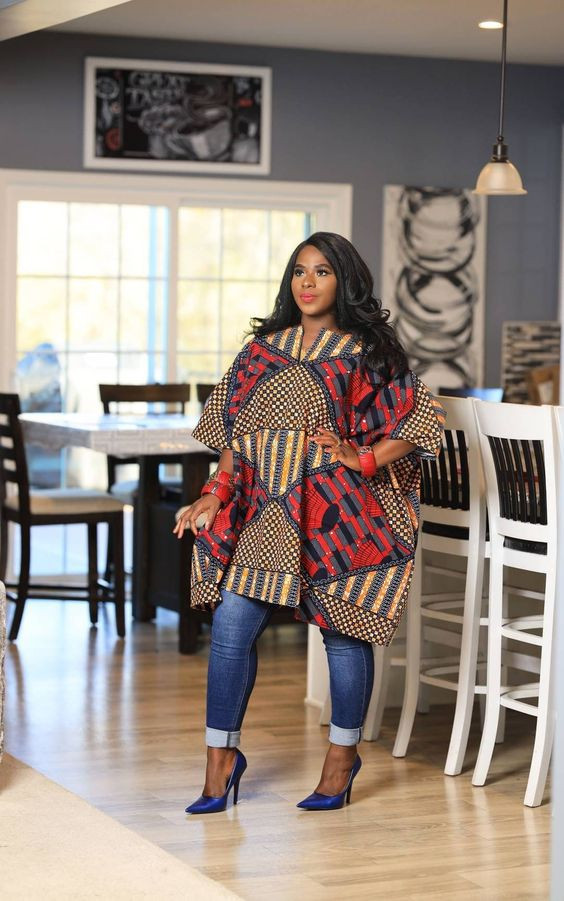 Ankara styles, outfit inspo with tartan | Picture frame,  fashion design,  plus size dress: 