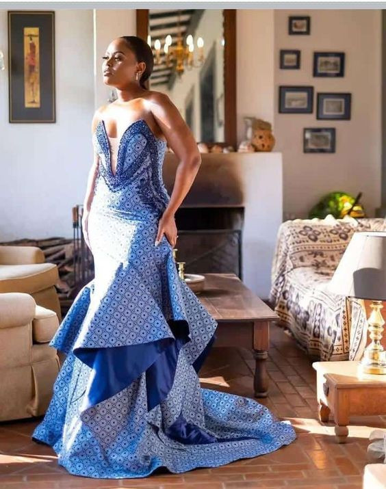 African dresses, outfit inspo with strapless dress, wedding dress, gown, skirt, day dress, one-piece garment | Day dress,  formal wear,  prom dresses: 