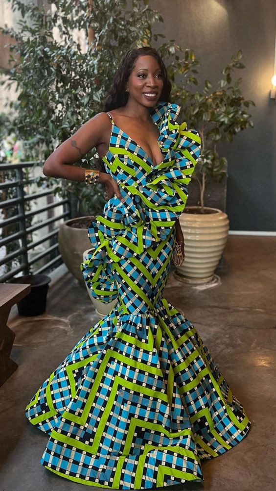 African traditional dresses, gown styles for ankara beautiful ankara dress, african wax prints | Day dress,  maxi dress,  gown dresses: 